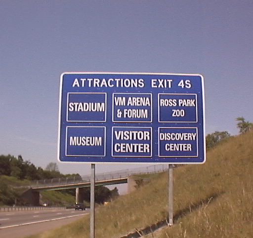 VM Arena Road Sign